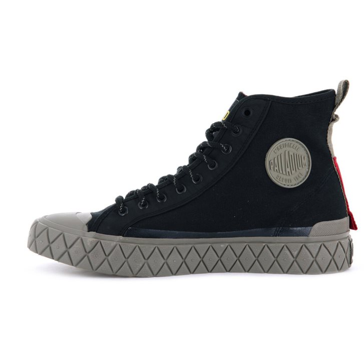Pánské Tenisky Palladium Palla Ace Supply Mid High Tops Černé | CZ CUI-07D